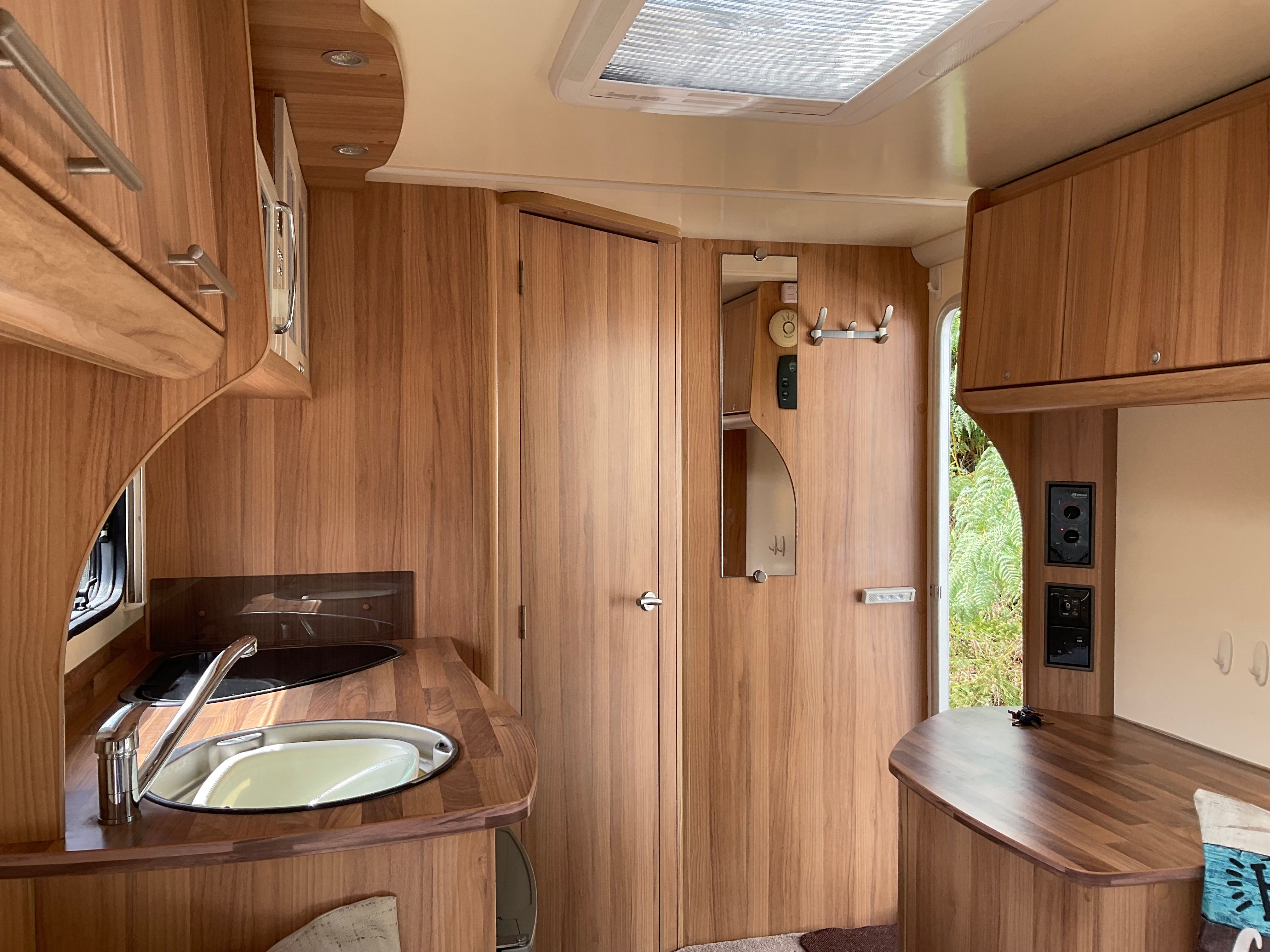 Interior of 2011 Bailey Orion 400-2 touring caravan